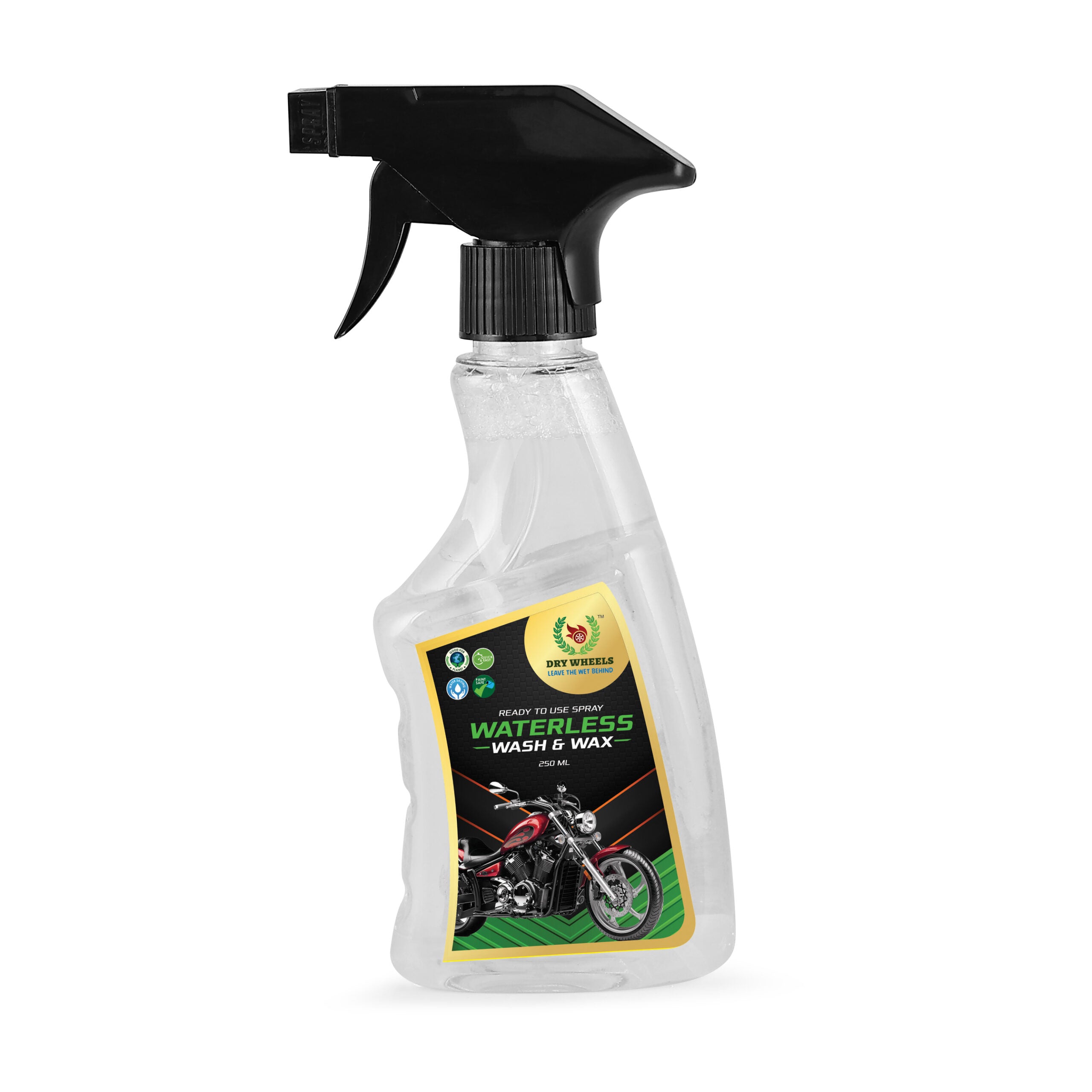 Bike Care Kit – Waterless Wash & Wax, Concentrate & Microfiber Towel / Waterless Car Wash & Wax Kit