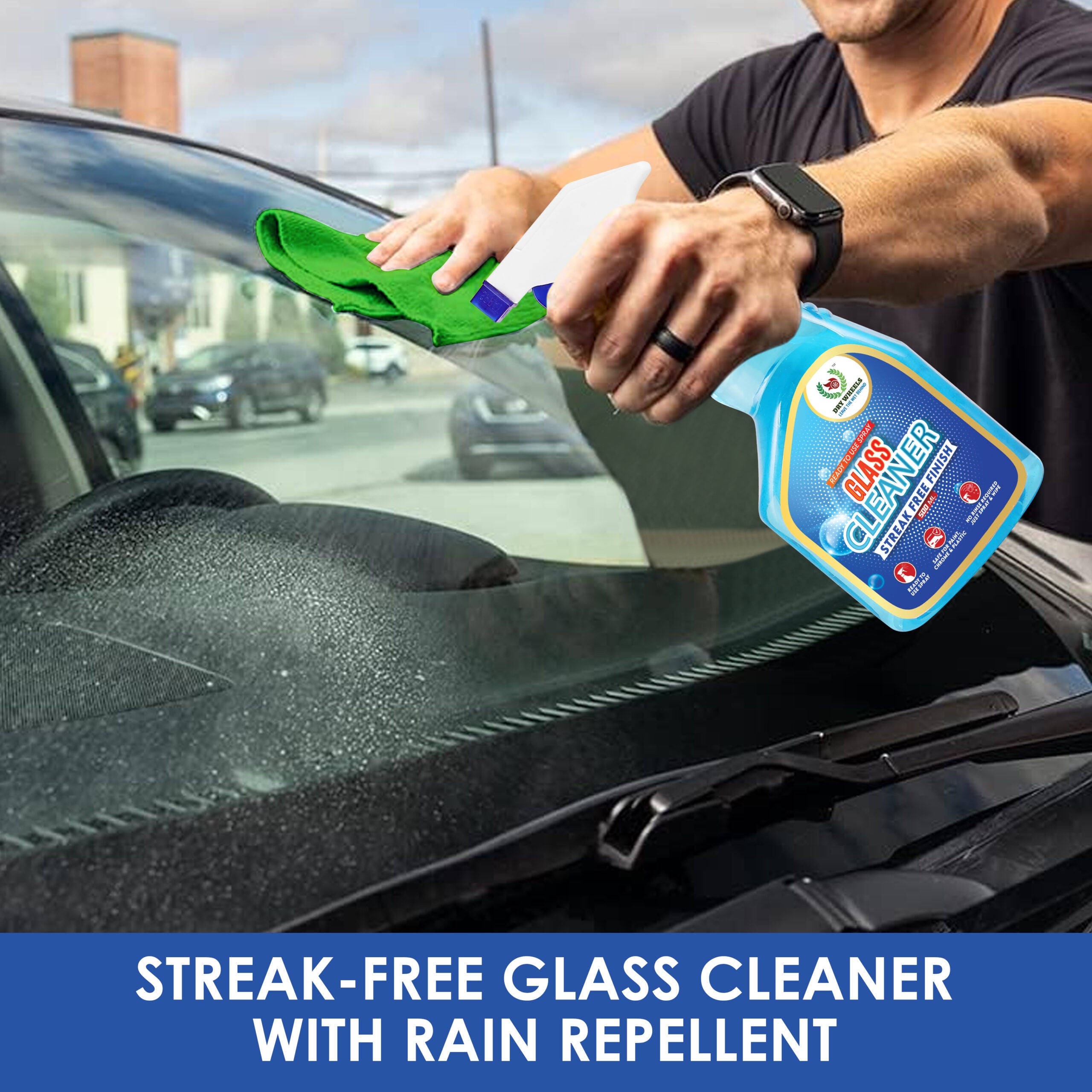 Glass Cleaner-Streak-Free Finish (500 ml)