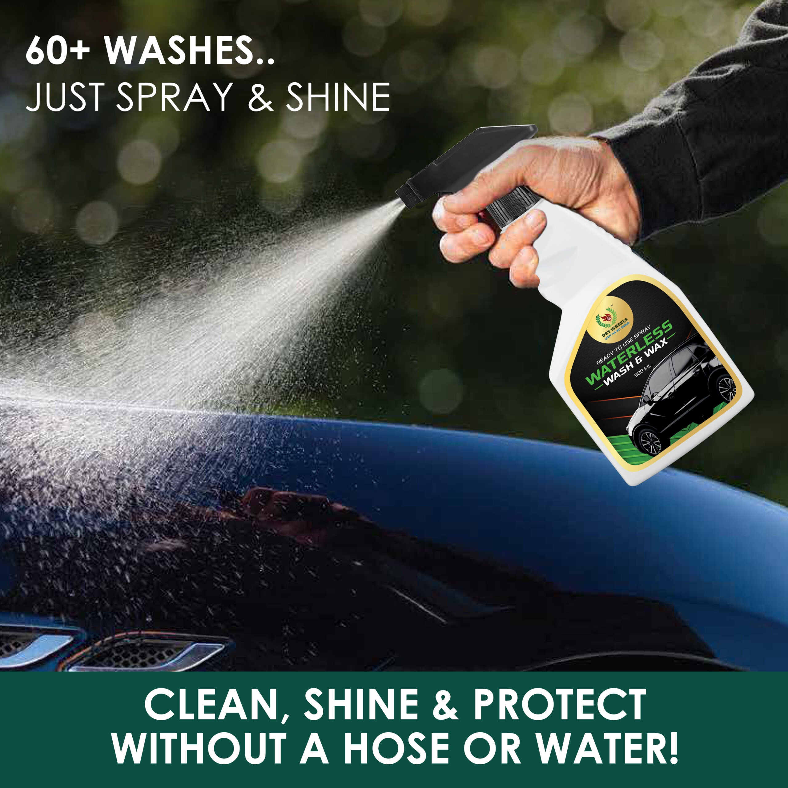 Waterless Car Wash & Wax (500 ml)