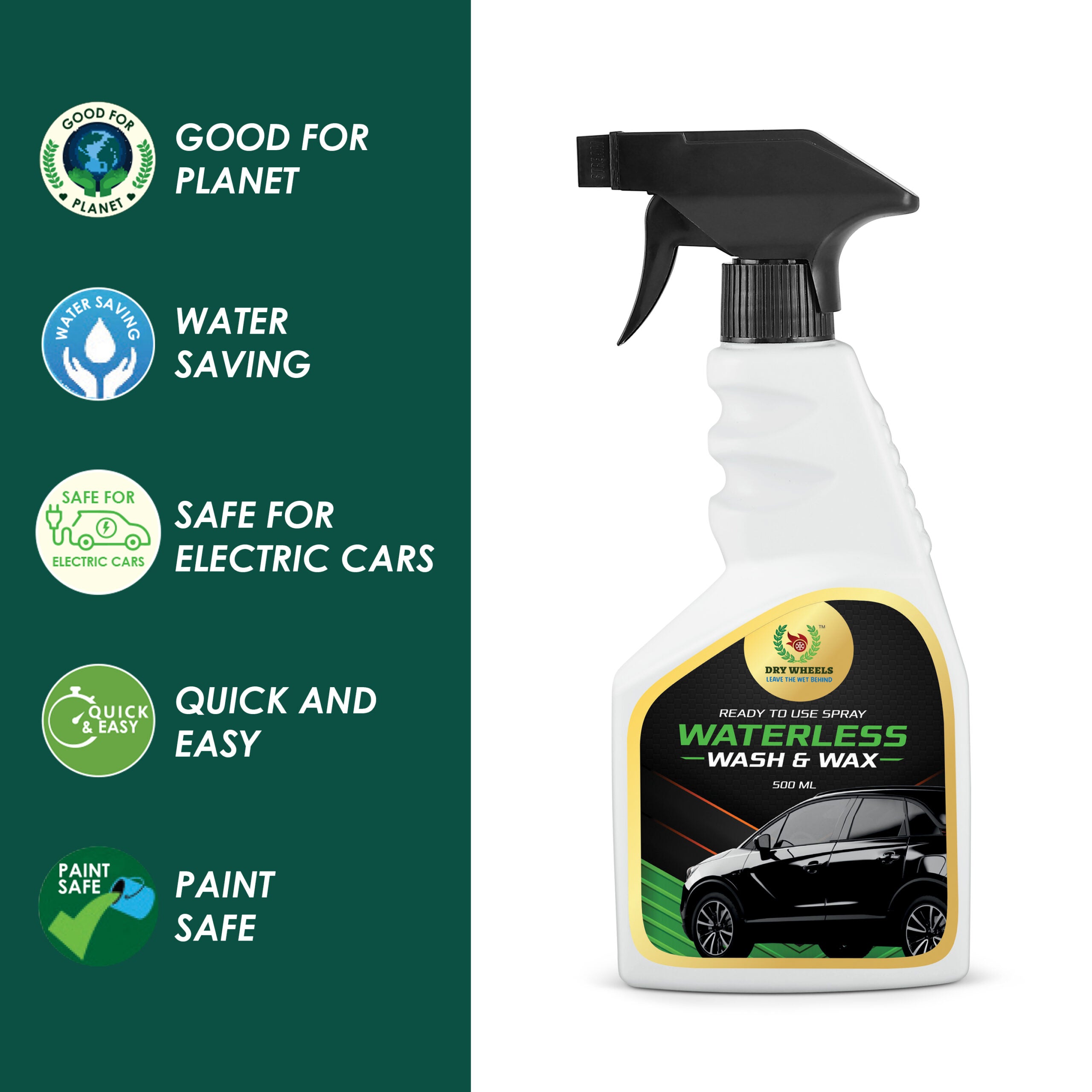 Waterless Car Wash & Wax (500 ml)