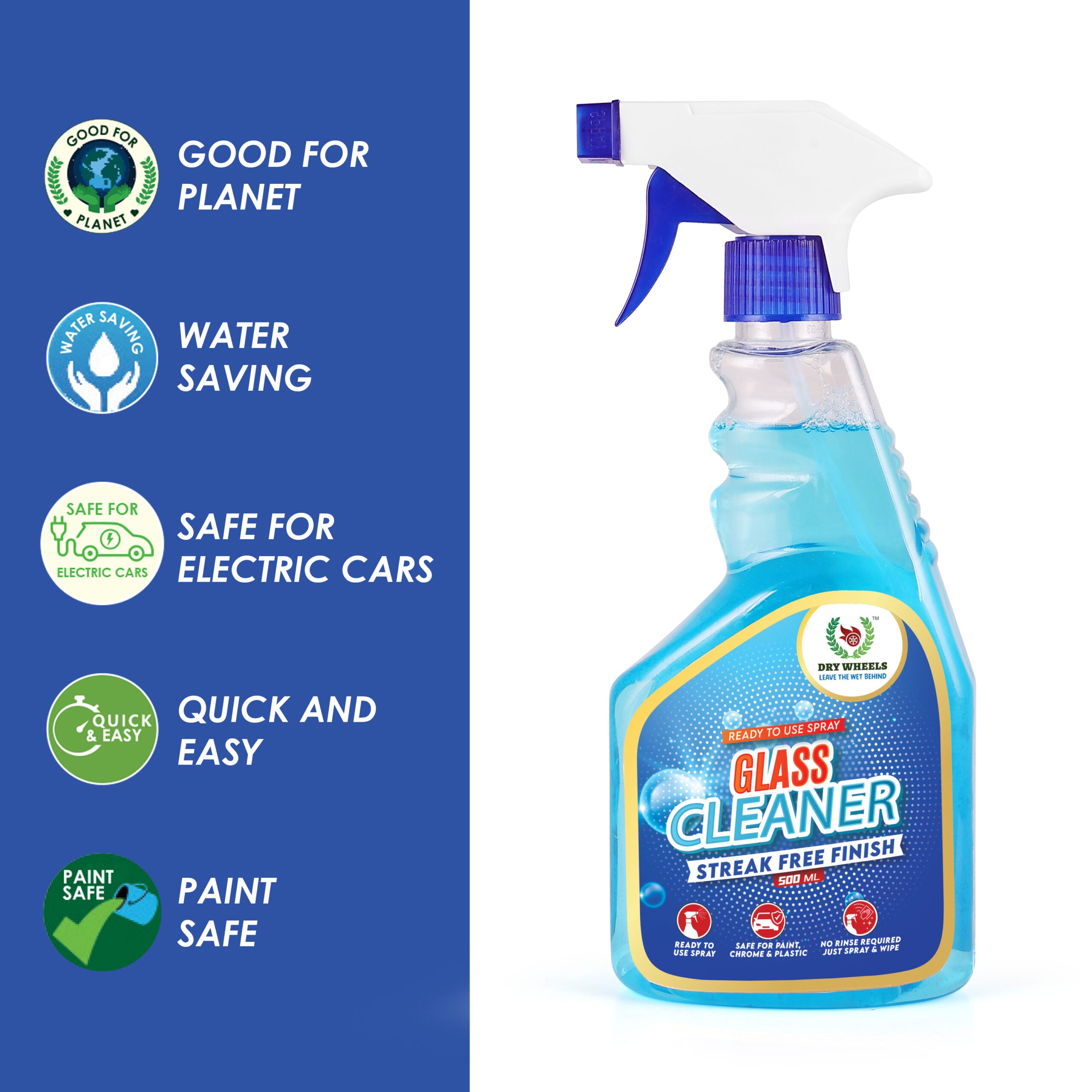 Glass Cleaner-Streak-Free Finish (500 ml)