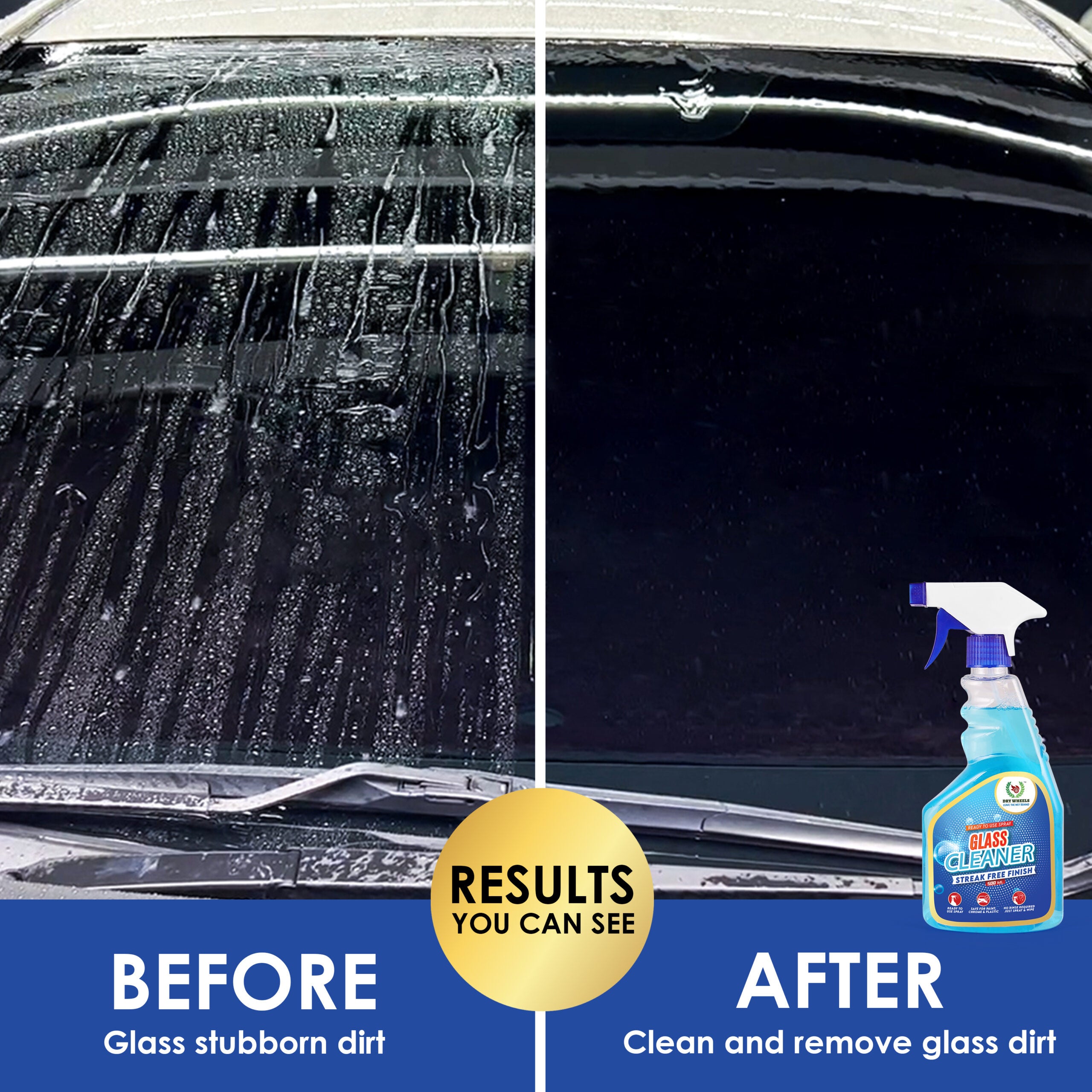 Glass Cleaner-Streak-Free Finish (500 ml)