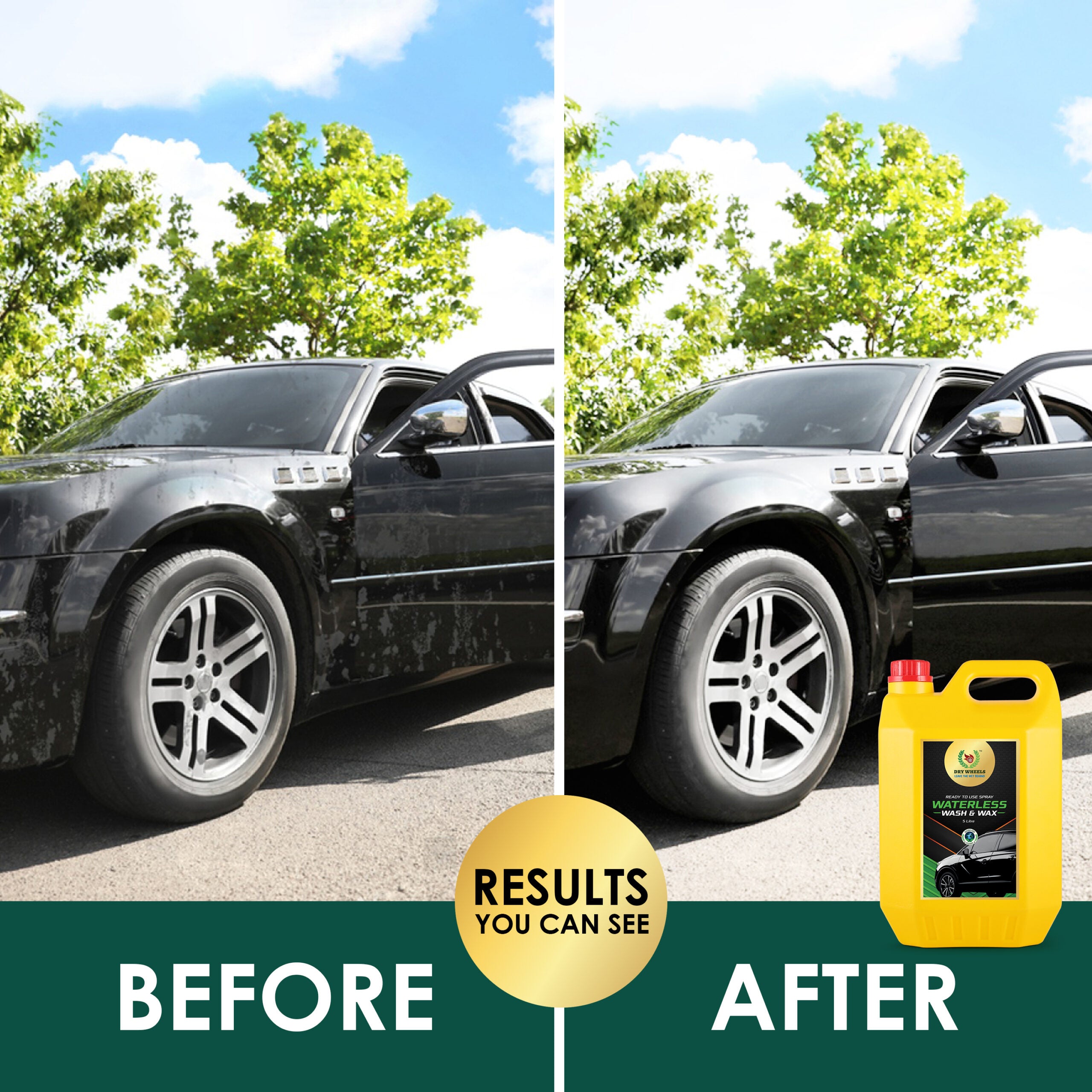 Waterless Wash & Wax – 5 Litre
