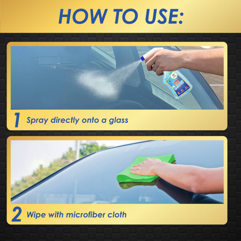 Glass Cleaner-Streak-Free Finish (250 ml) - Image 3
