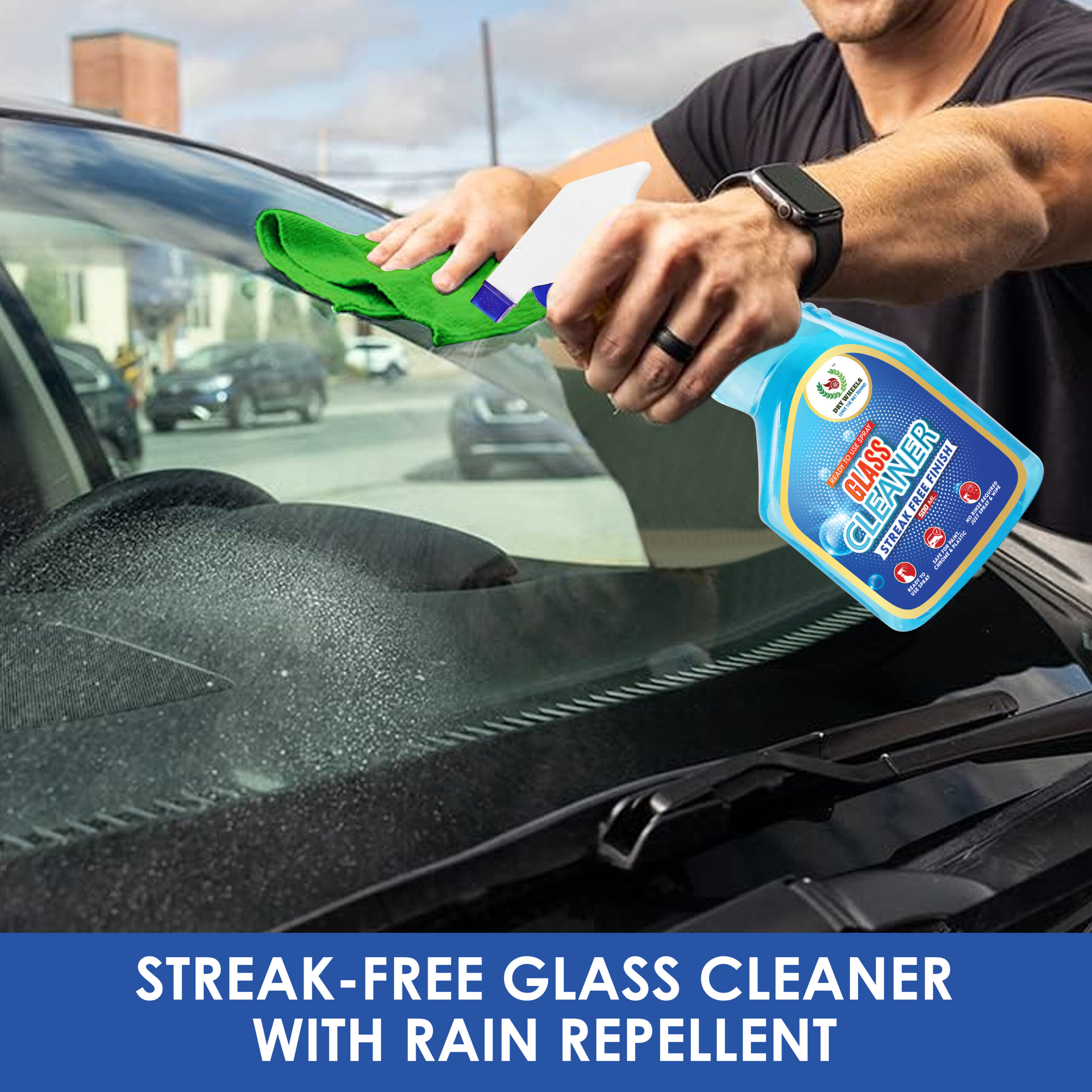 Glass Cleaner-Streak-Free Finish (500 ml) - Image 3